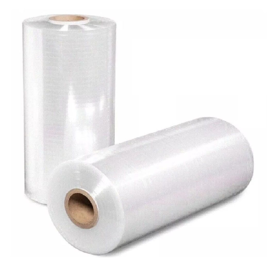 Machine Pallet Wrap Clear Industrial Big Stretch Shrink Wrap Roll - 500mm x 1750m, 20mu