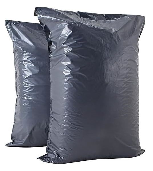 Grey Mailing Bags Self Seal Polythene Parcel Shipping Bags - 12" x 16"