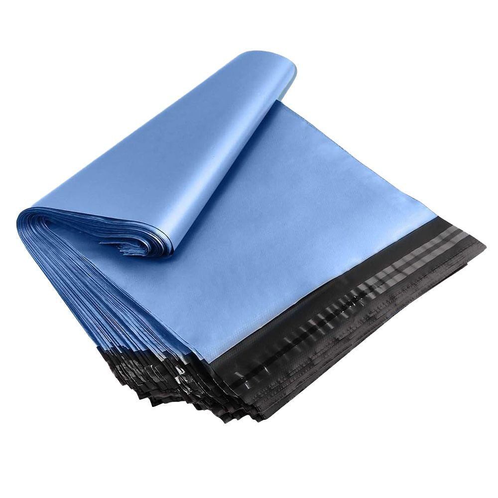 Blue Mailing Bags Self Seal Polythene Parcel Shipping Bags - 12" x 16"