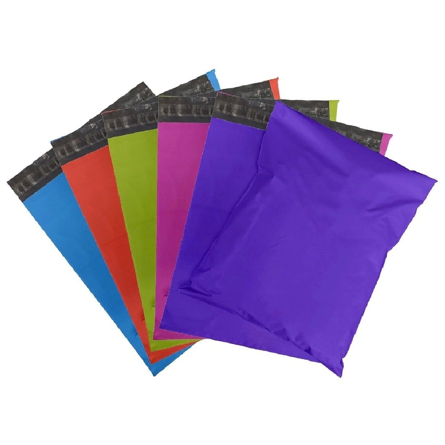 Colored Mailing Bags Self Seal Polythene Parcel Bags S/M/L/XL Sizes
