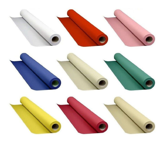 Assorted Paper Banquet Roll Banqueting Table Cloth - 7m x 1.14m