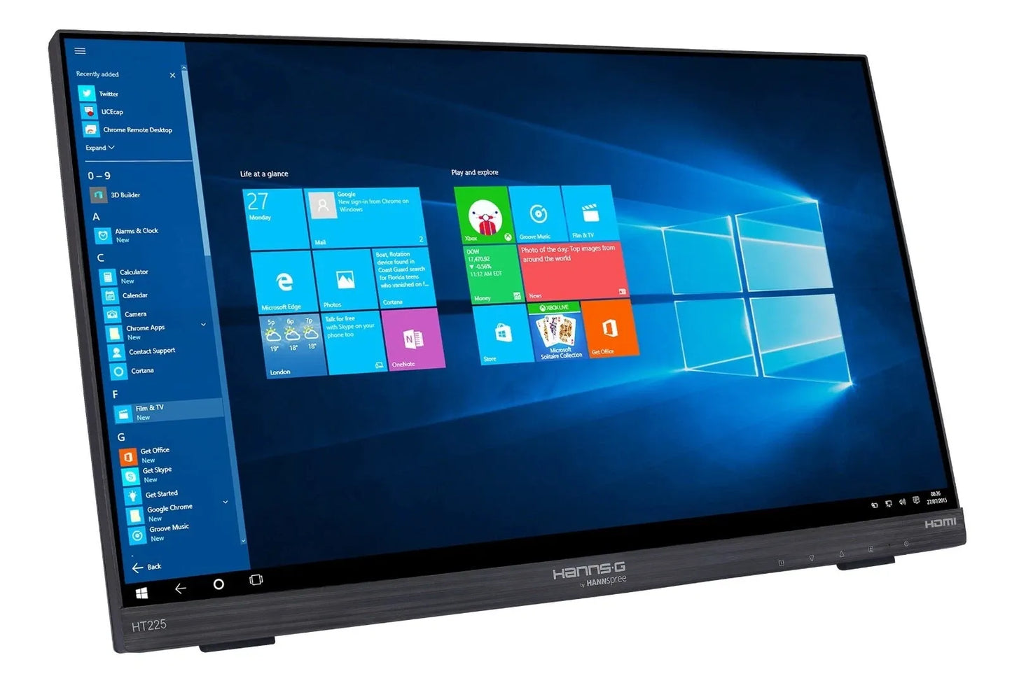 Hannspree HT225 Pc Monitor 22inch Full HD with Cable 1920 x 1080 HDMI Support