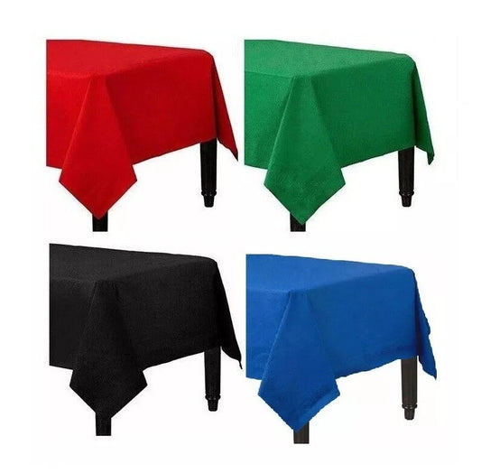 Disposable Paper Table Cover 90cm x 90cm for Parties Catering Weddings Camping