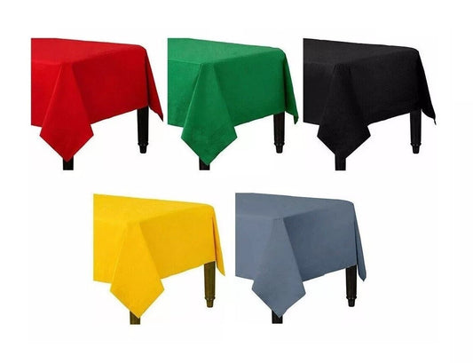 Disposable Paper Table Cover 90cm x 90cm for Parties Catering Weddings Camping