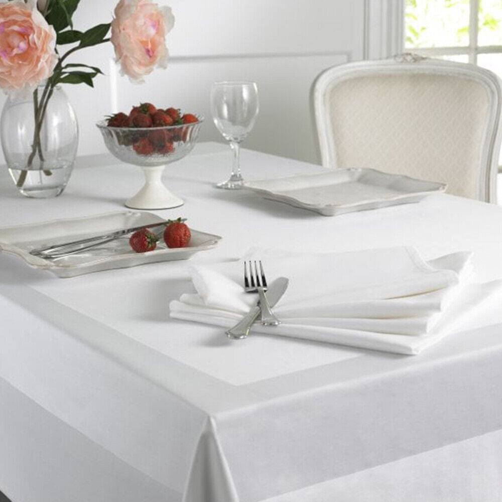 Disposable Paper Table Cover 90cm x 90cm for Parties Catering Weddings Camping