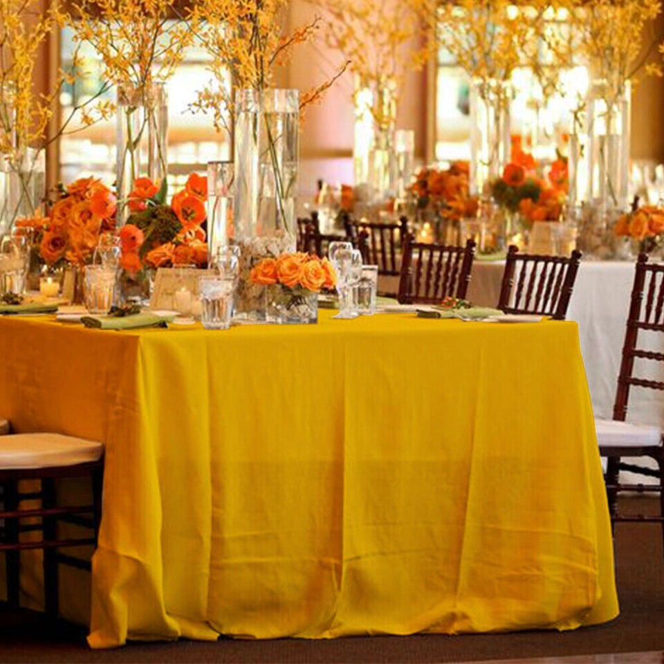 Disposable Paper Table Cover 90cm x 90cm for Parties Catering Weddings Camping