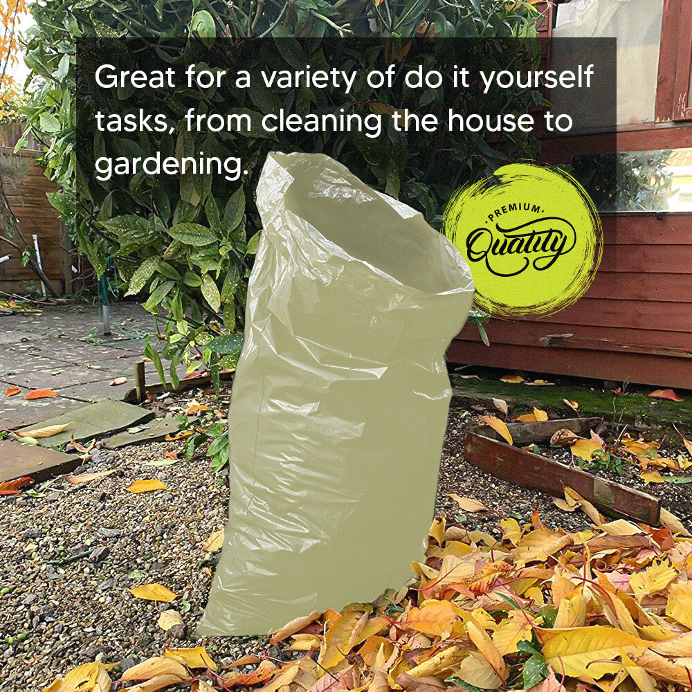 Rubble Sacks Heavy Duty 36" x 48" 350Gauge MILLITARY Green Builder Wastage Bags