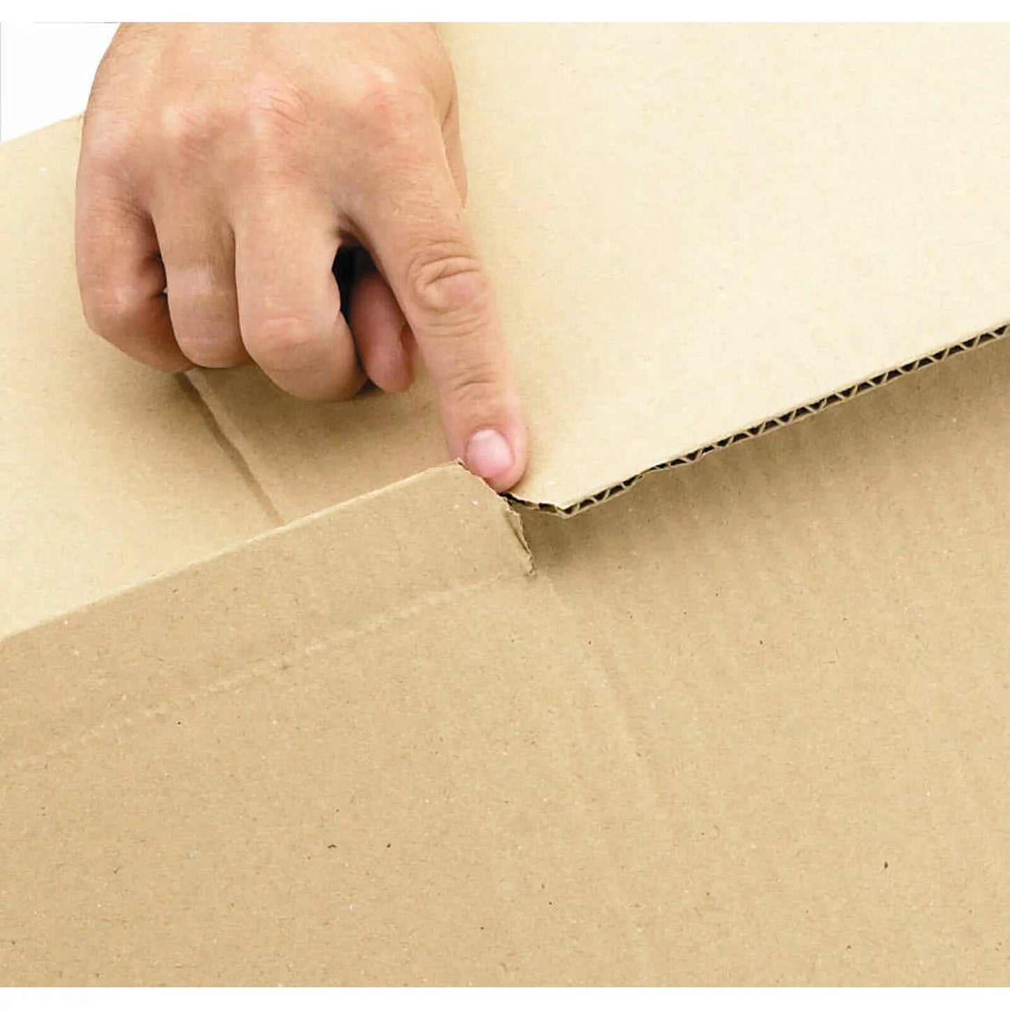 Single Wall Cardboard Boxes 12" x 9" x 6" Square Postage Postal Box for Shipping
