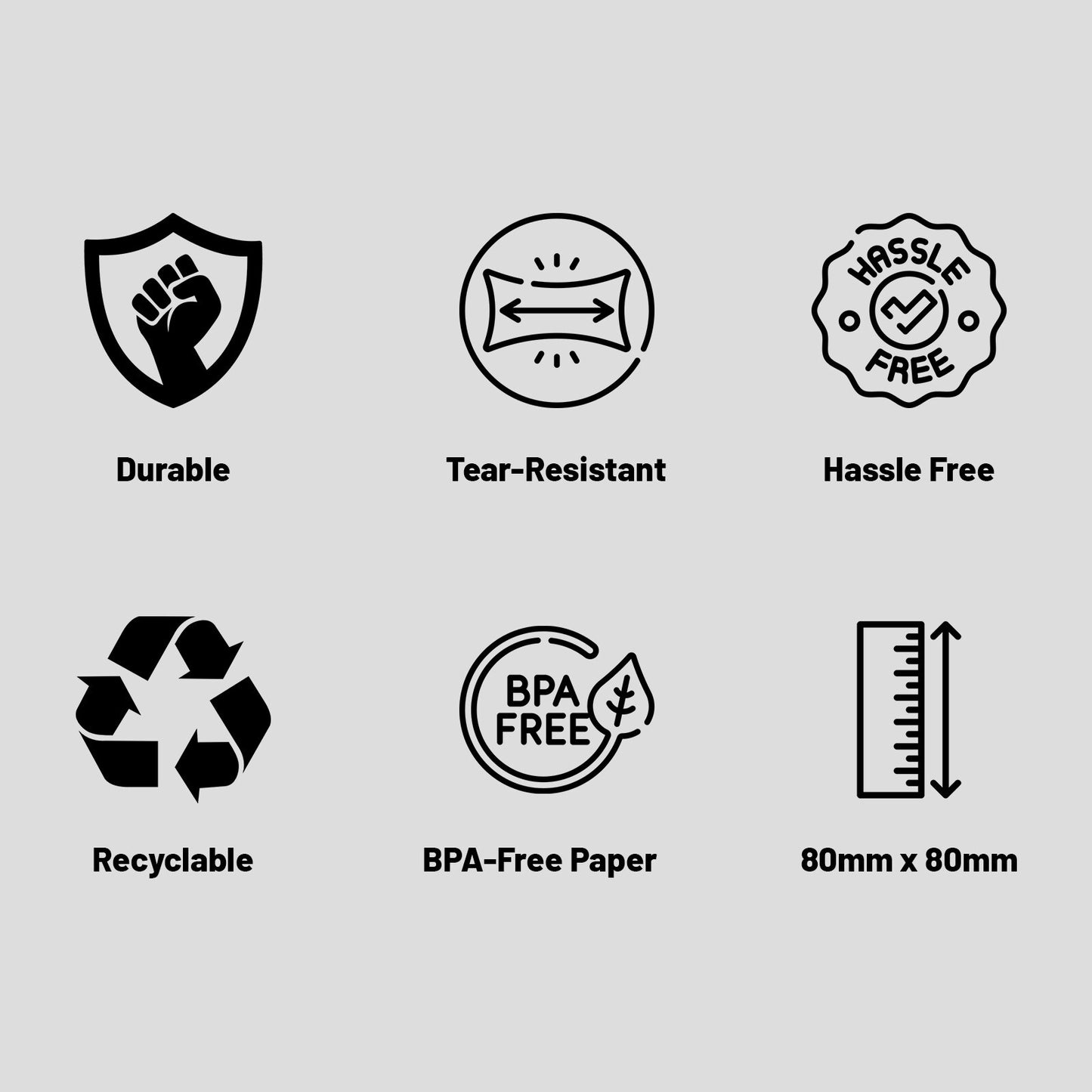 Thermal Till Rolls 80 x 80mm Terminal Cash Register Machine Printer Paper