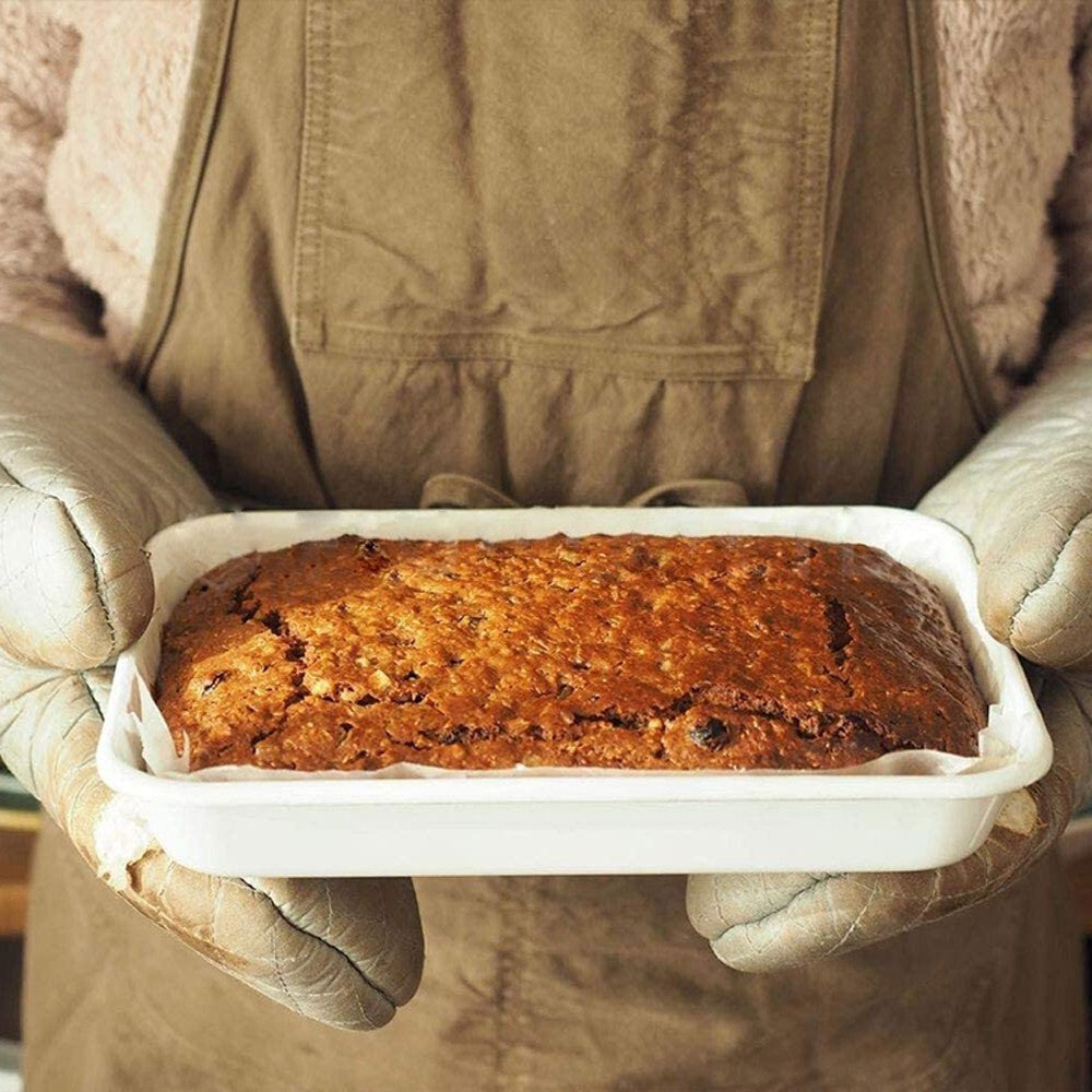 500 x Reusable Plastic Food Serving Tray 7" x 9" White Tray for Baking Freezing