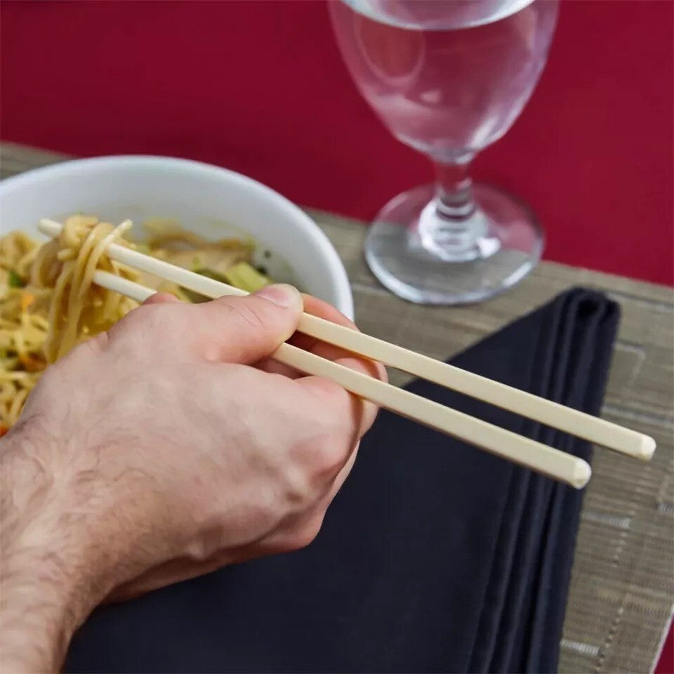 100 Pairs Wooden Chopsticks 9" (23cm) Japanese Chinese Cuisine Bamboo Chop Stick