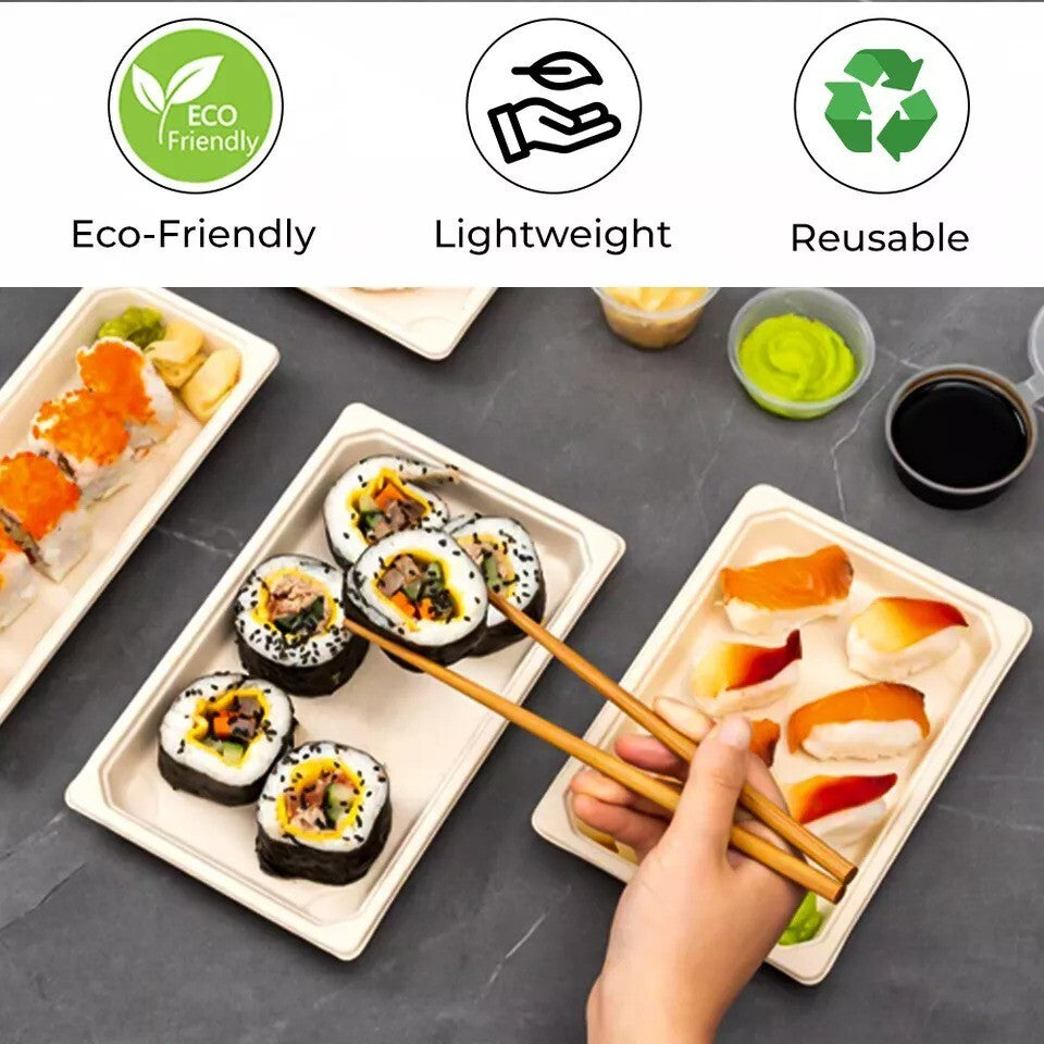 100 Pairs Wooden Chopsticks 9" (23cm) Japanese Chinese Cuisine Bamboo Chop Stick