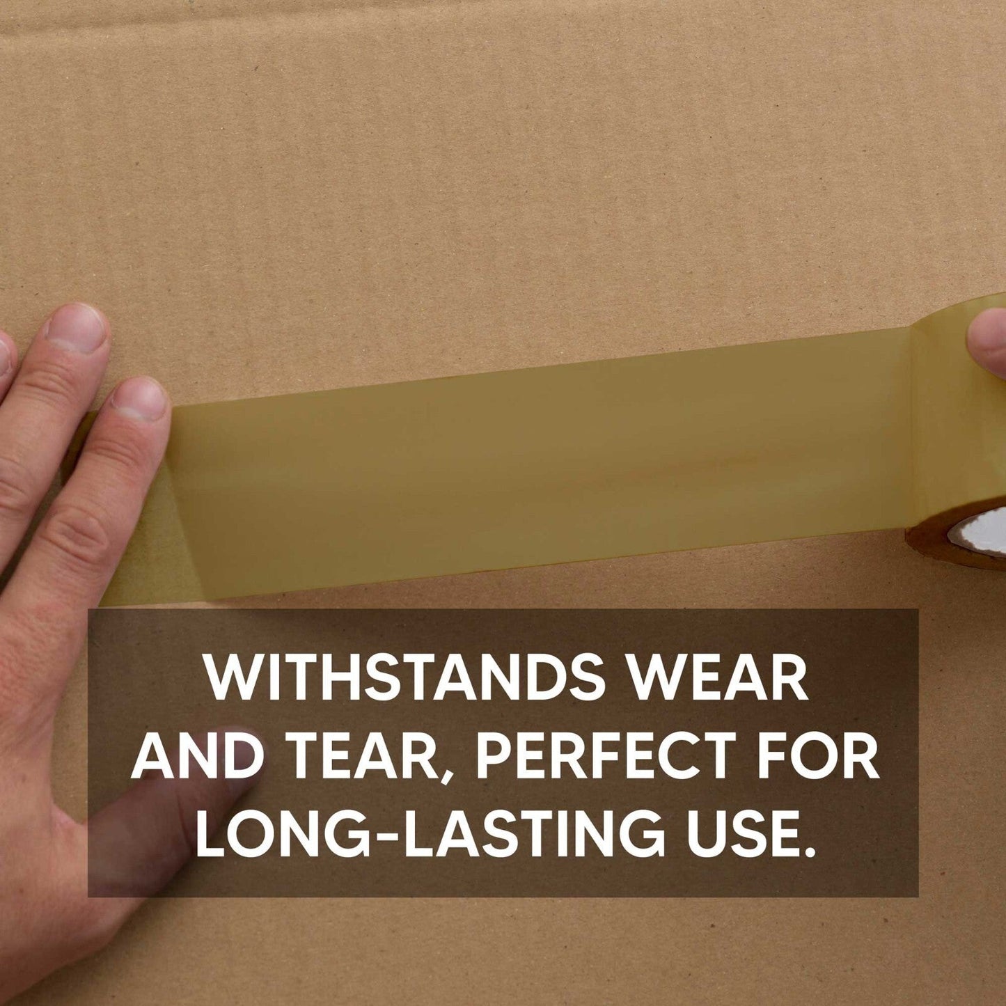 Parcel Packaging Tape Low Noise Adhesive Brown Cartoon Sealing Tape 48mm x 66m