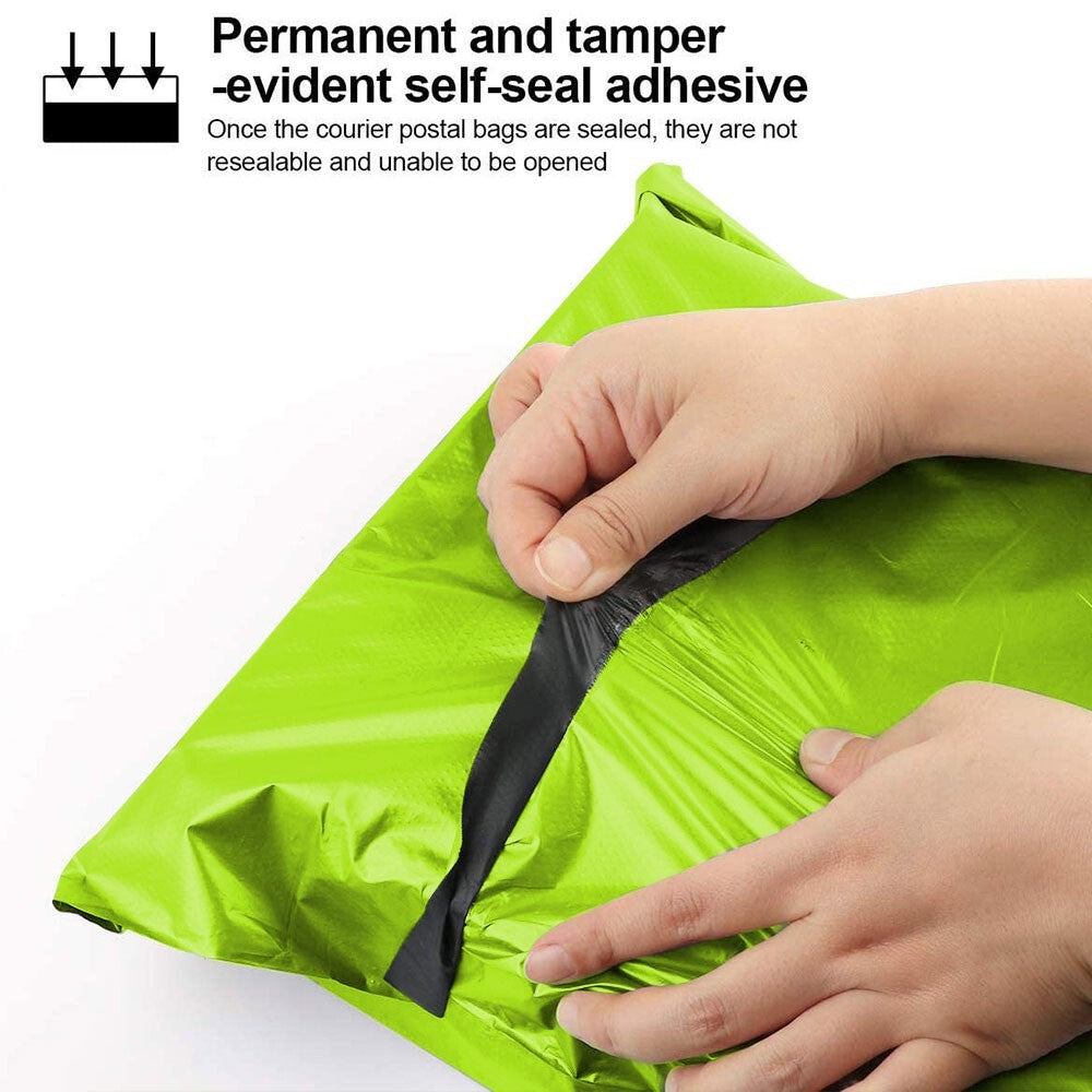 60 x Green Mixed Size Mailing Bag 9 x 12, 10 x 14, 12 x 16, 13 x 19 (15pcs Each)