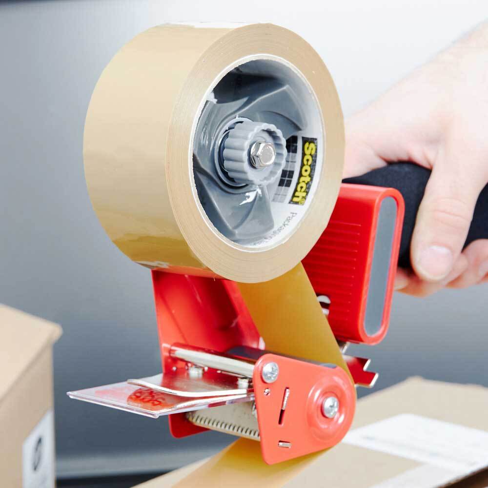 Parcel Packaging Tape Low Noise Clear & Brown Cartoon Sealing Tape 48mm x 66m