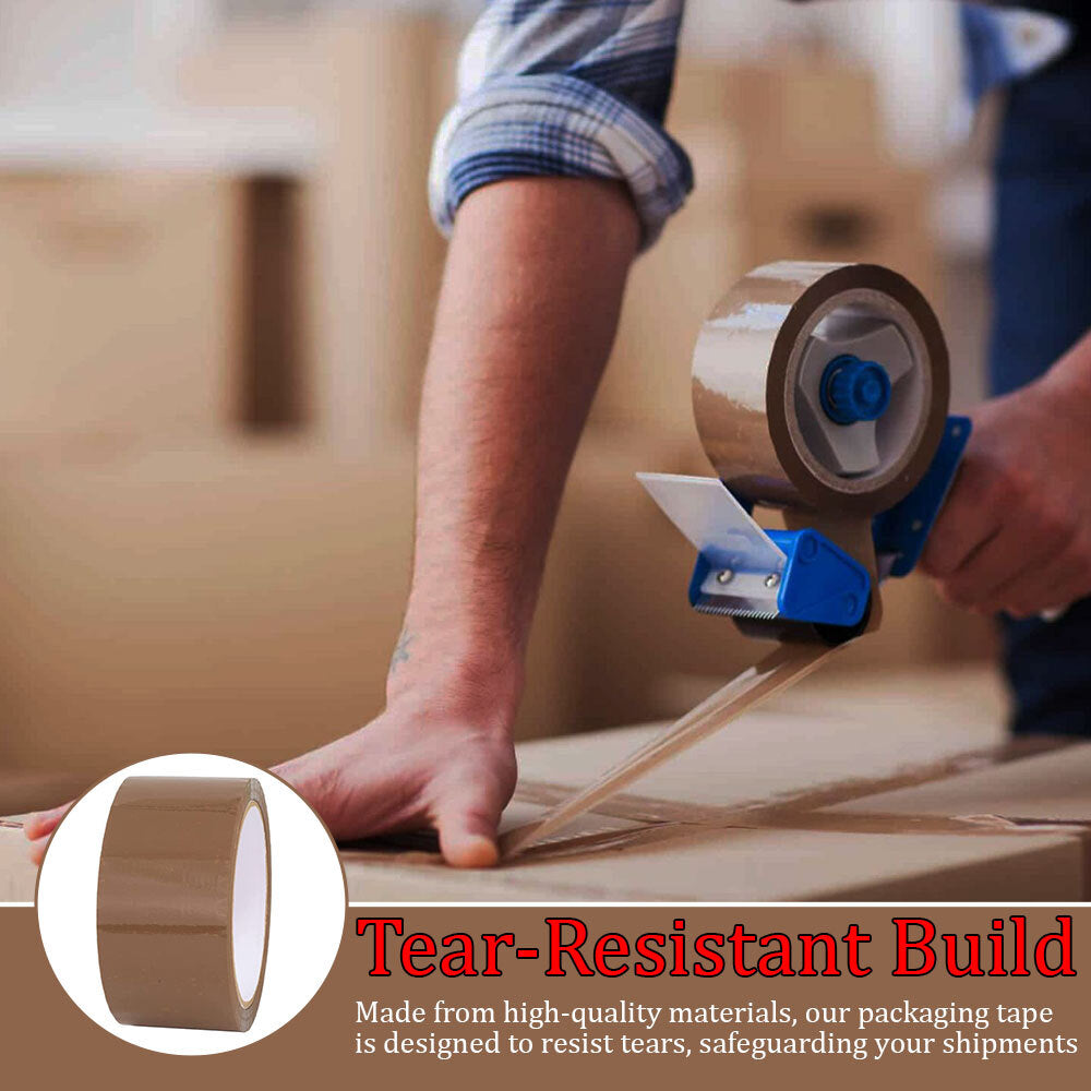 Parcel Packaging Tape 48mm x 66m Clear Fragile Brown Cartoon Sealing Tape