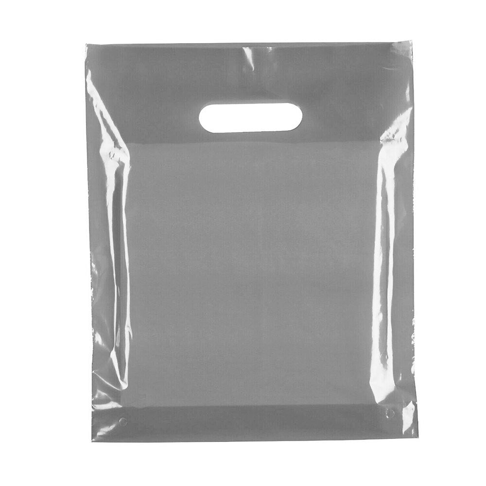 Plastic Patch Handle Carrier Bags Strong Handle Takeaway Plastic Bag for Cloths