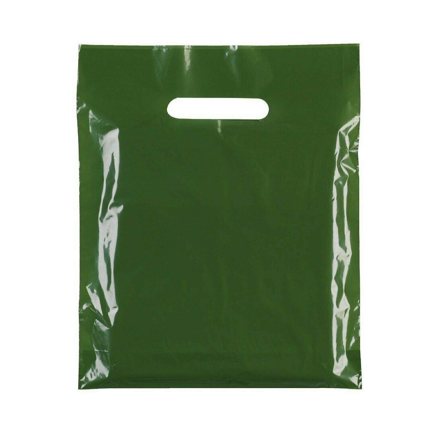 Plastic Patch Handle Carrier Bags Strong Handle Takeaway Plastic Bag for Cloths