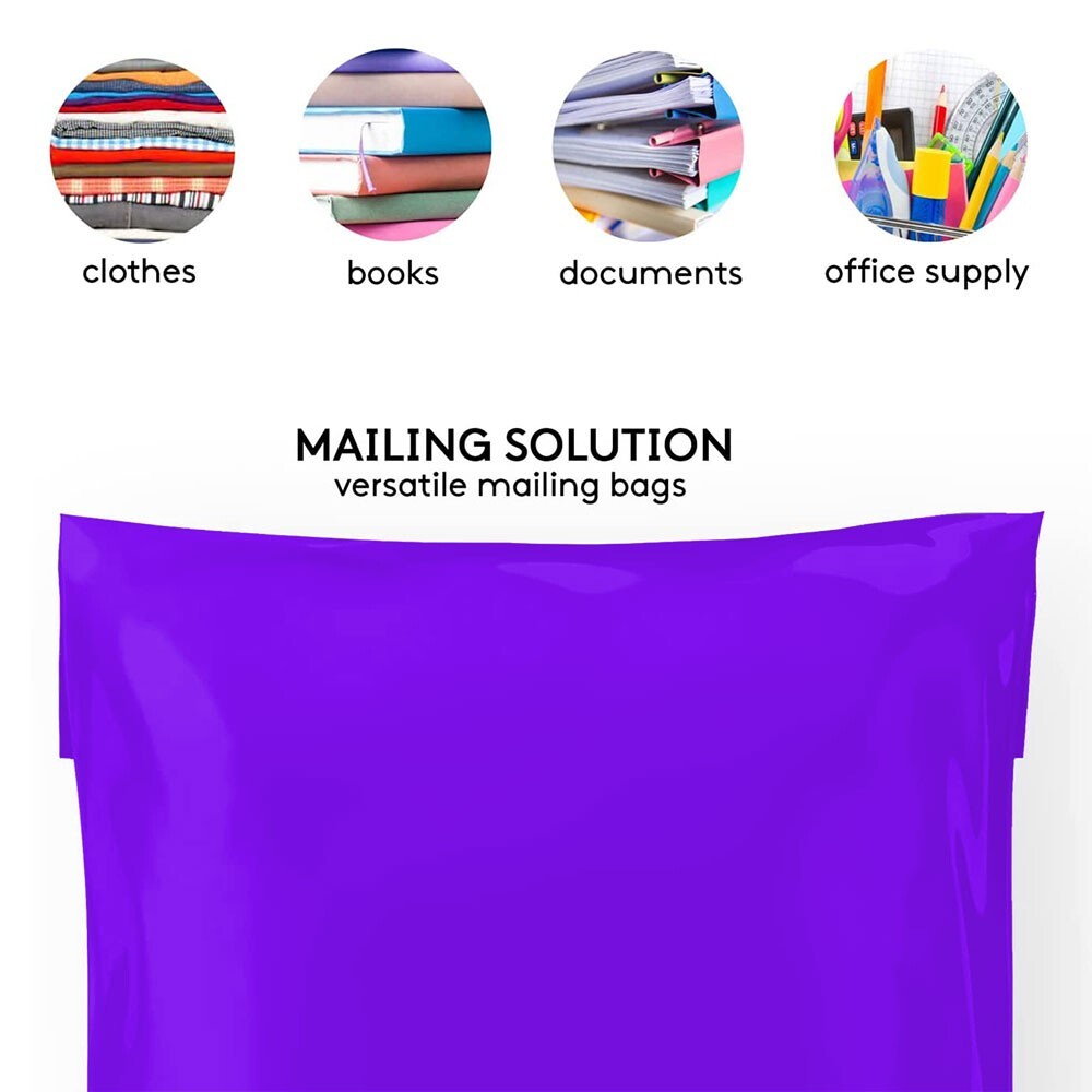 60 x Polythene Mixed Size Mailing Bag Self Seal Postage Postal (Each Size 15pcs)