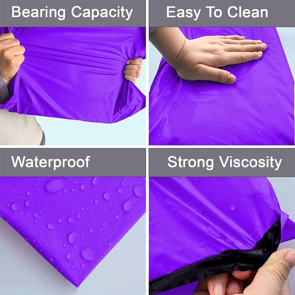 60 x Polythene Mixed Size Mailing Bag Self Seal Postage Postal (Each Size 15pcs)