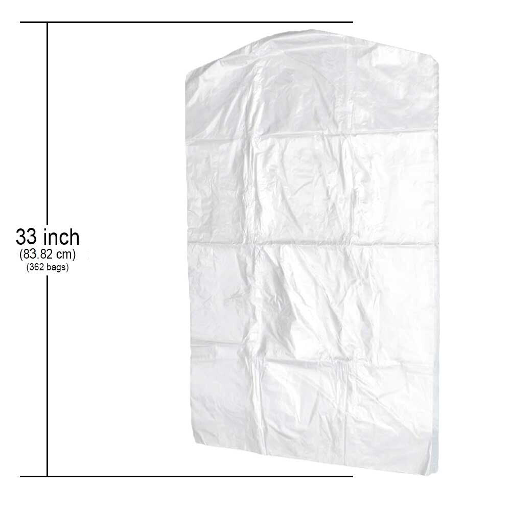 10 x Garment Covers Roll Polythene Dry Cleaner Bags on Roll for Long Dress