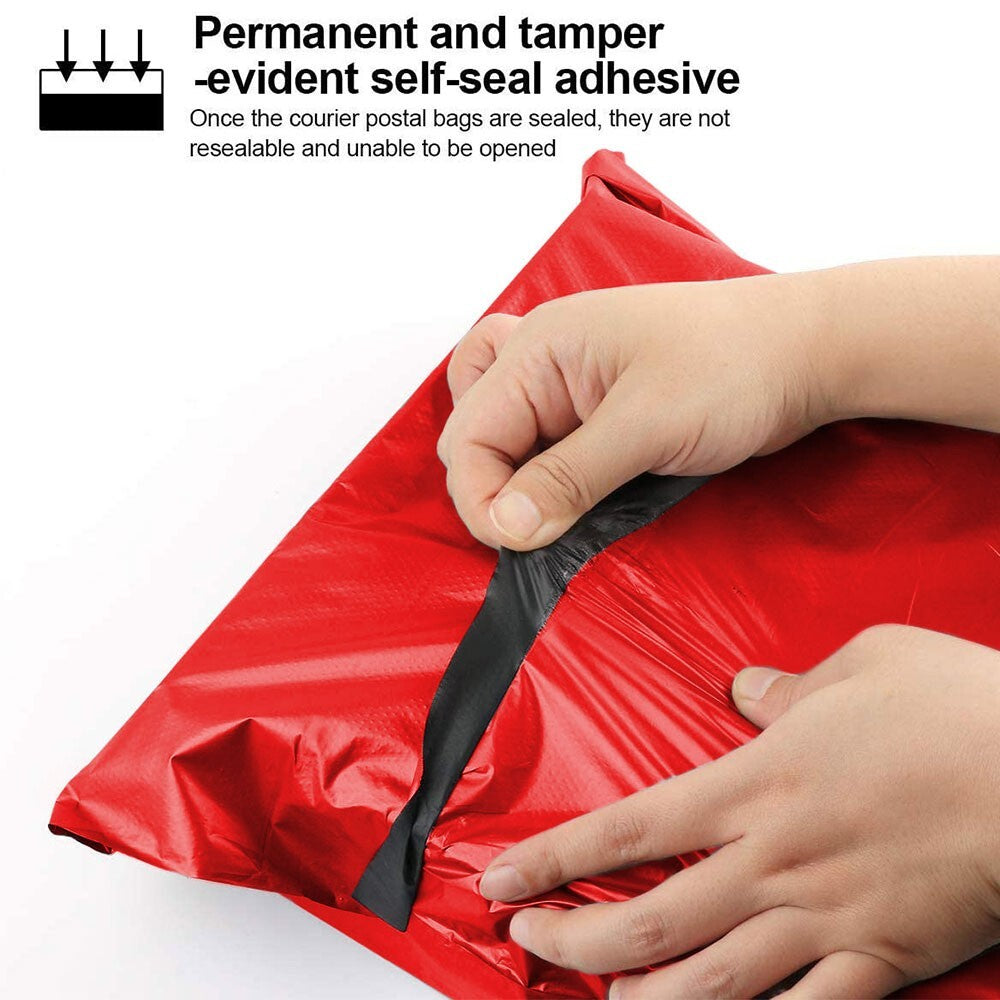 60 x Polythene Mixed Size Mailing Bag Self Seal Postage Postal (Each Size 15pcs)