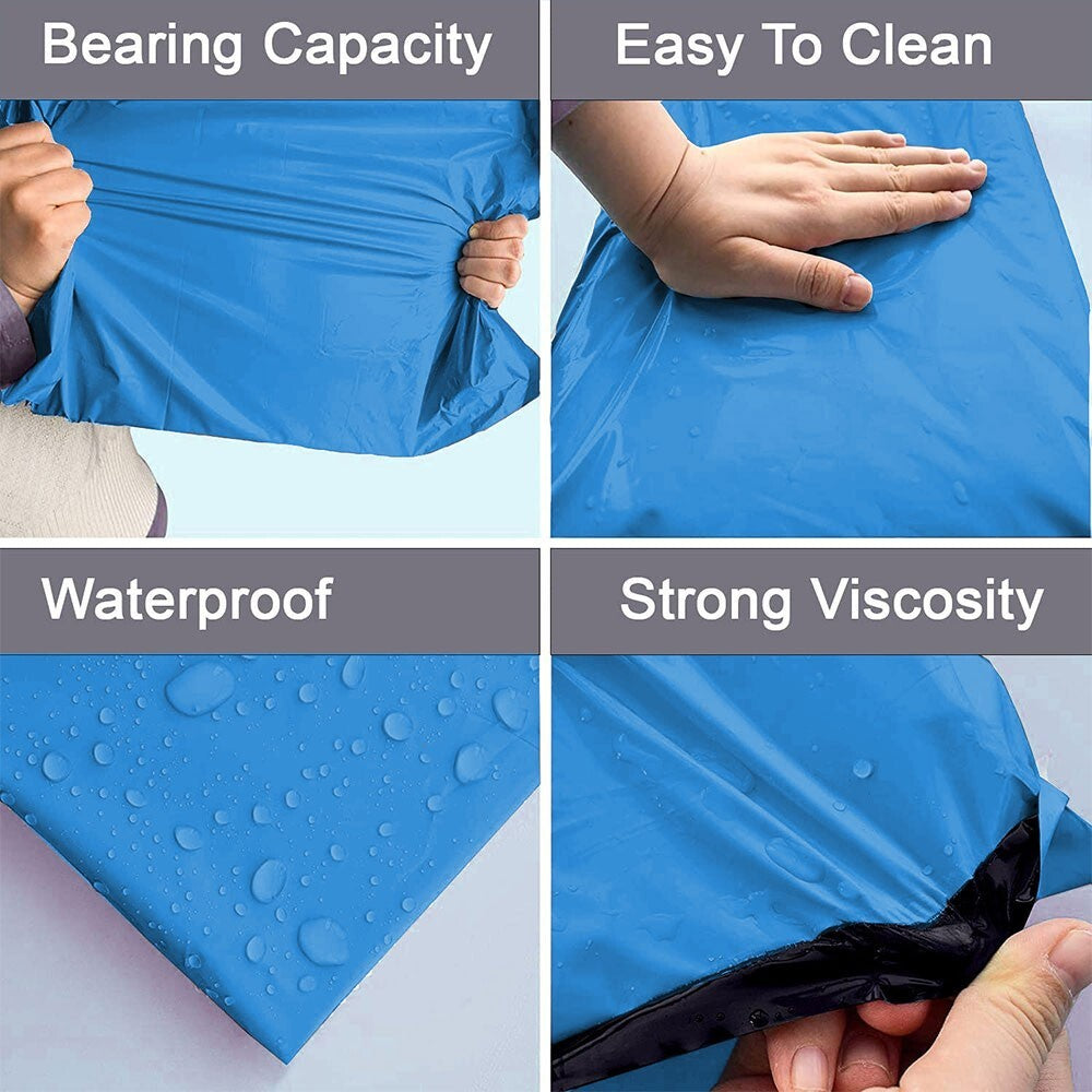 60 x Polythene Mixed Size Mailing Bag Self Seal Postage Postal (Each Size 15pcs)