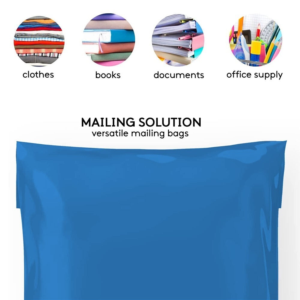 60 x Polythene Mixed Size Mailing Bag Self Seal Postage Postal (Each Size 15pcs)