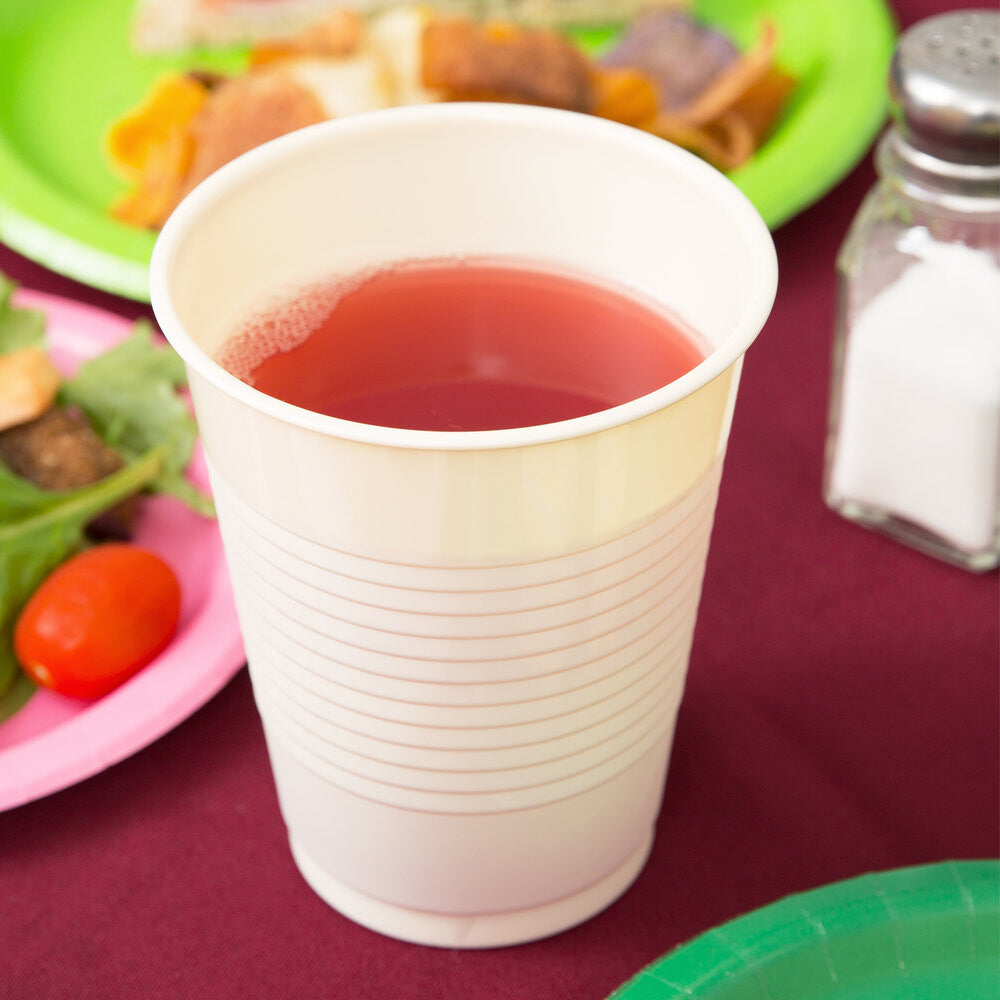 Disposable Party Tableware Set Banqueting Roll Paper Napkins Drinking Cups