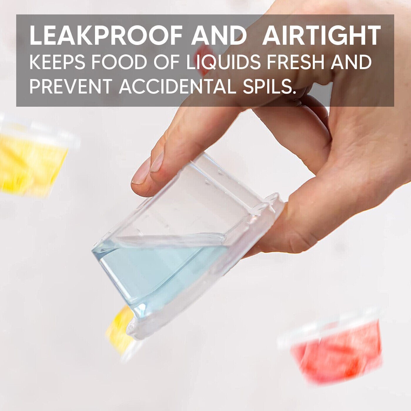 1000 x Round Food Takeaway Container with Lid Reusable Plastic Tub - All Sizes