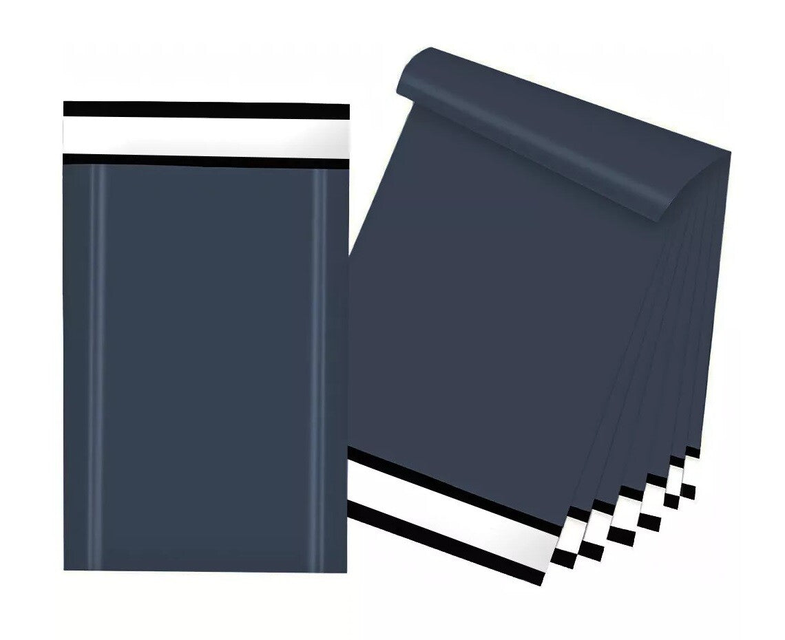 Strong Polythene Bags Dark Grey Poly Misprinted Postal Cloth Bag - 8" x 12"