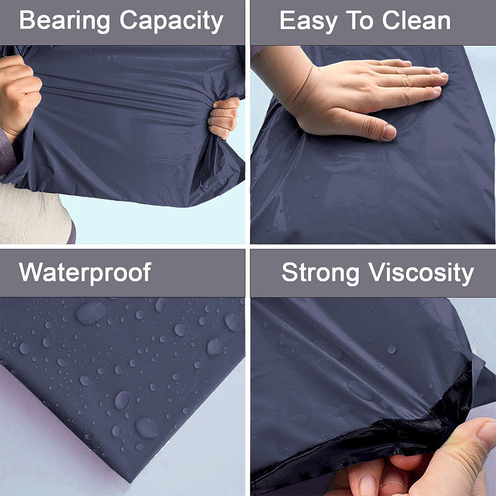 Strong Polythene Bags Dark Grey Poly Misprinted Postal Cloth Bag - 8" x 12"