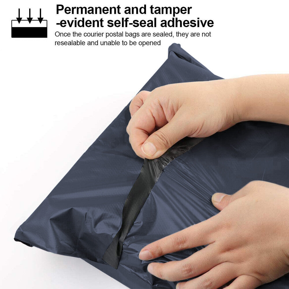 Strong Polythene Bags Dark Grey Poly Misprinted Postal Cloth Bag - 8" x 12"