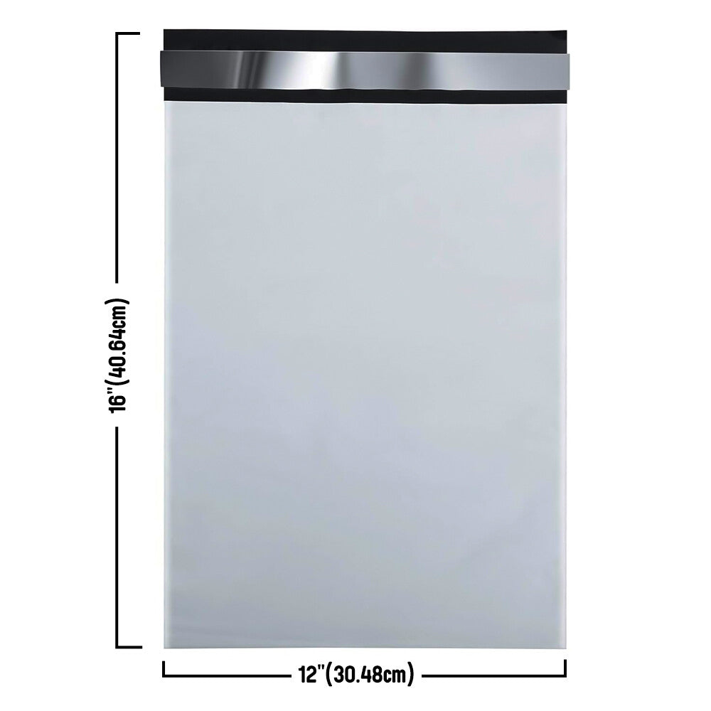 Strong Polythene Bags Light Grey Poly Misprinted Postal Cloth Bag - 12" x 16"