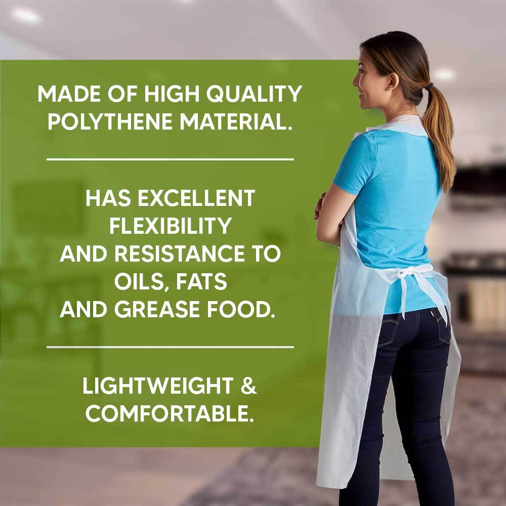 Plastic Apron on Roll 117cm x 69cm Waterproof Apron for Medical Hospital Uses