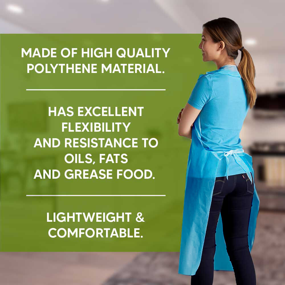 Plastic Apron on Roll 117cm x 69cm Waterproof Apron for Medical Hospital Uses