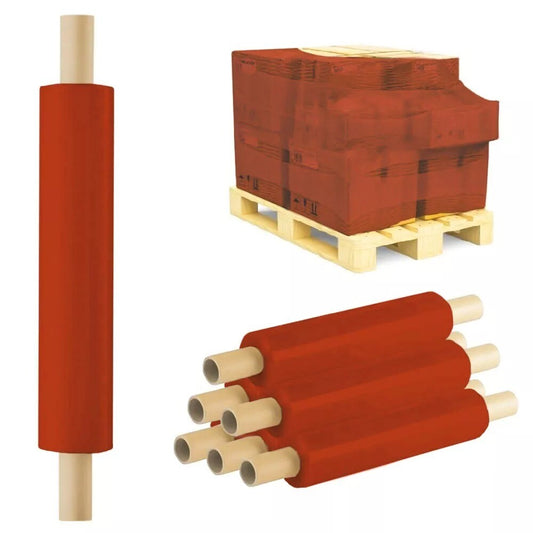 Pallet Wrap Shrink Extended Orange Cling Wrapping Film 400mm x 200m 25mu