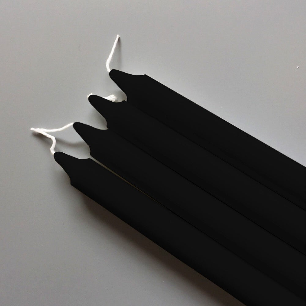 100 x Tapered Candles 190mm Paraffin Wax Dinner Unscented Long Burning Candles