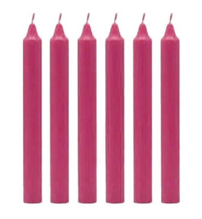 75 x Tapered Candles 190mm Paraffin Wax Dinner Unscented Long Burning Candles