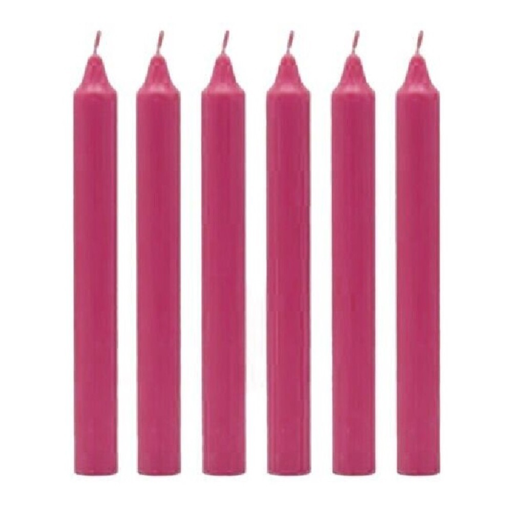 100 x Tapered Candles 190mm Paraffin Wax Dinner Unscented Long Burning Candles