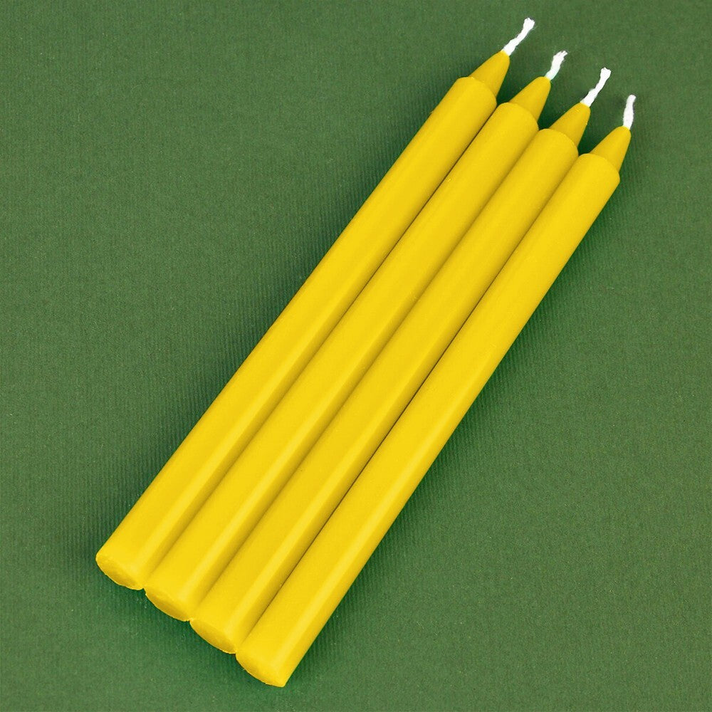 25 x Tapered Dinner Candles 190mm Unscented Paraffin Wax Long Burning Candle