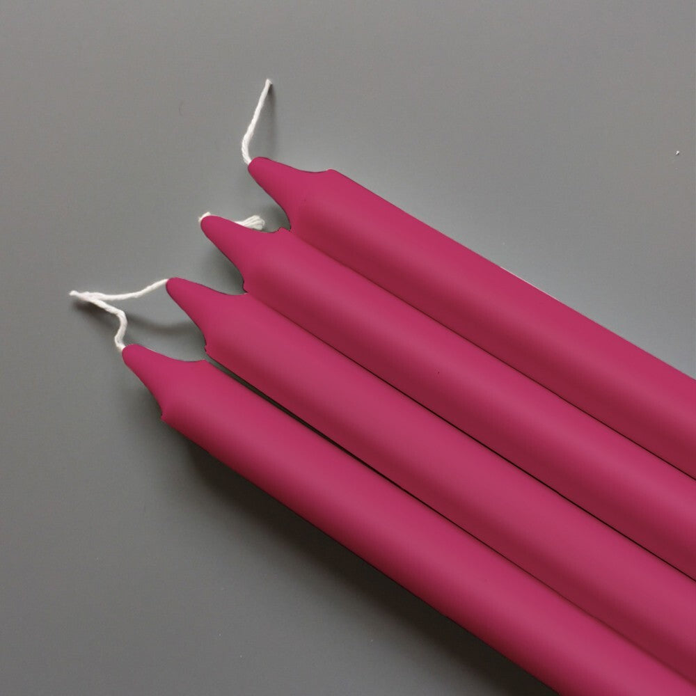 100 x Tapered Candles 190mm Paraffin Wax Dinner Unscented Long Burning Candles