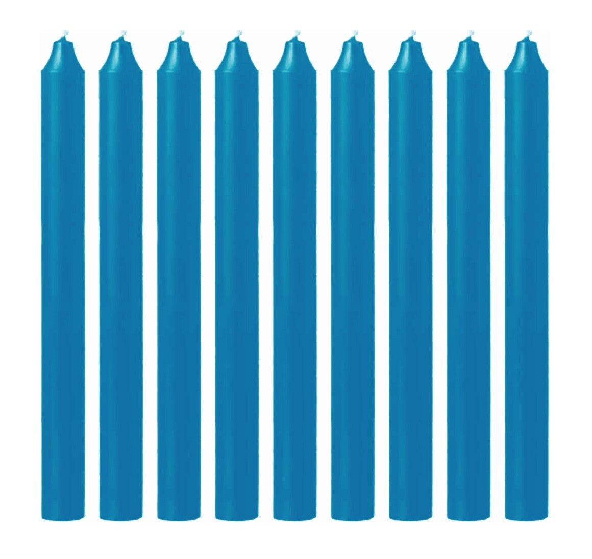 50 x Tapered Candles 190mm Paraffin Wax Dinner Unscented Long Burning Candles