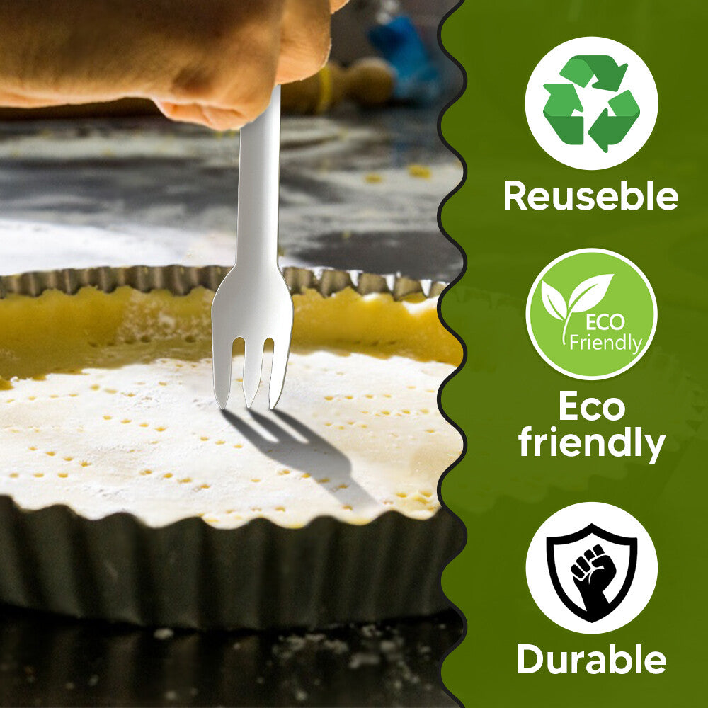 Biodegradable Bagasse Forks White Sugarcane Cutlery Set for Weddings Parties