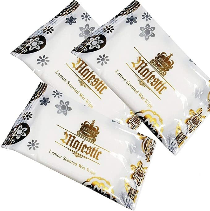 Wet Wipes Lemon Scented Restaurants Weddings Take Aways 1000 Per Box