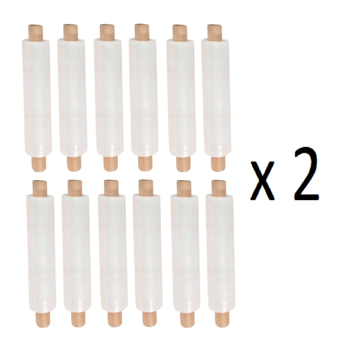 Pallet Stretch Shrink Wrap Clear Cling Wrapping Film Extended 400mm x 600m 9mu