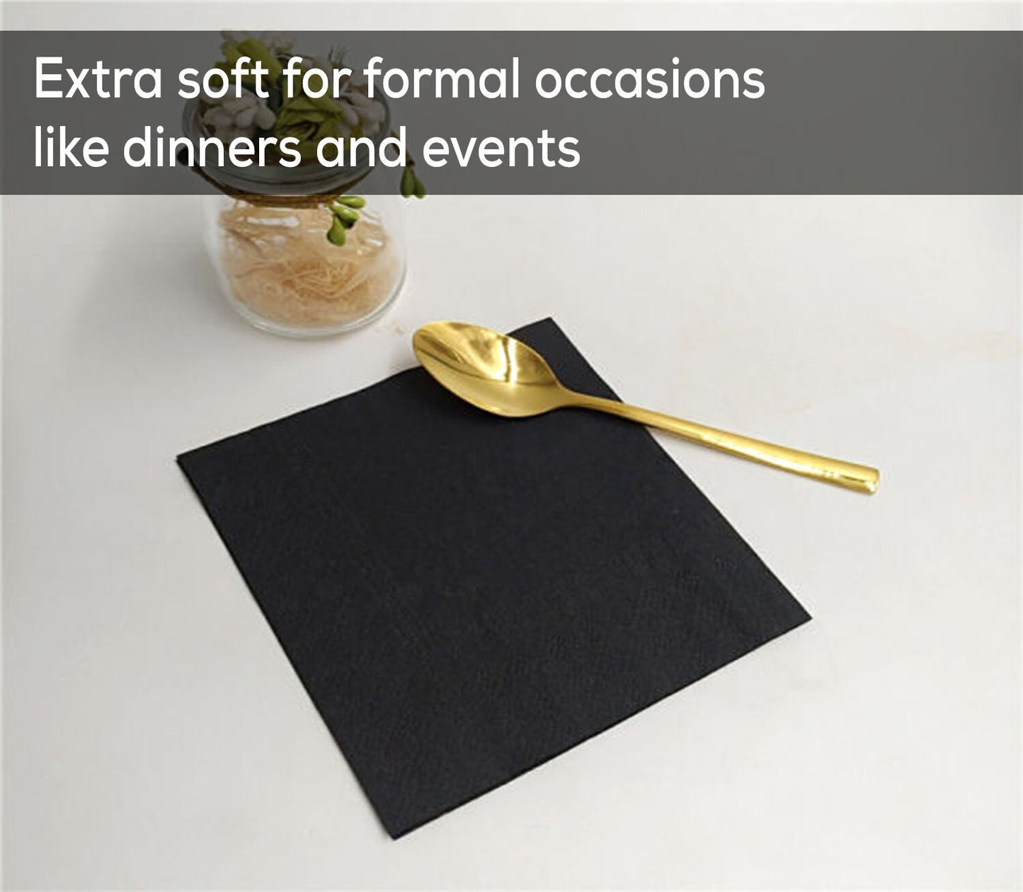 Cocktail Paper Napkins Disposable Serviettes Tissue Paper 24cm x 24cm 2ply