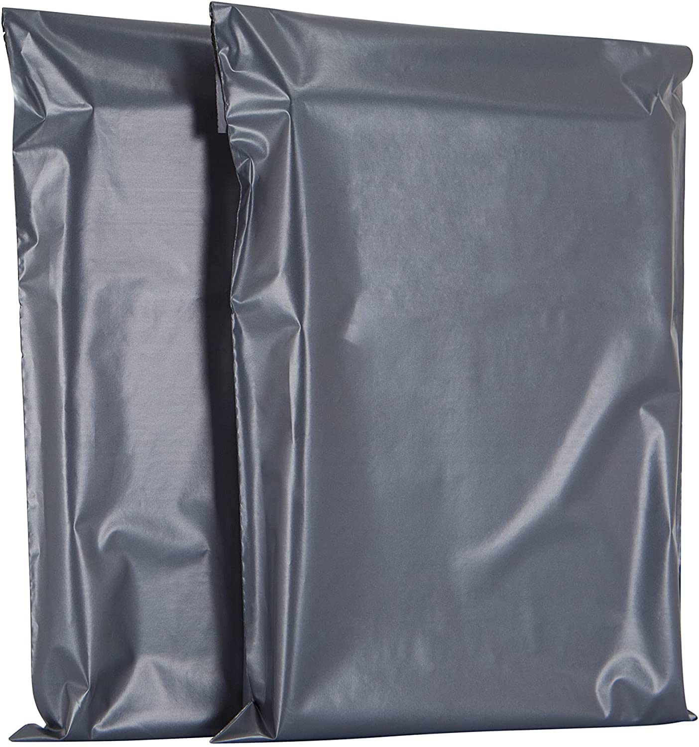 Venuscello® Grey Mailing Bags | 100 x Poly Postal Bags 9" x 12" Tear Proof Self Seal Closure Parcel Packaging Postage Delivery Bags