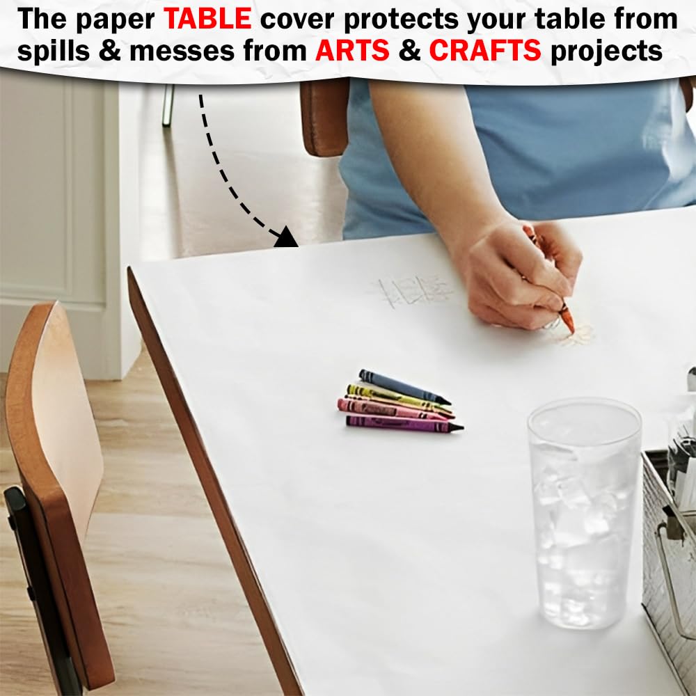 White Paper Banquet Roll 100M X 1.14M