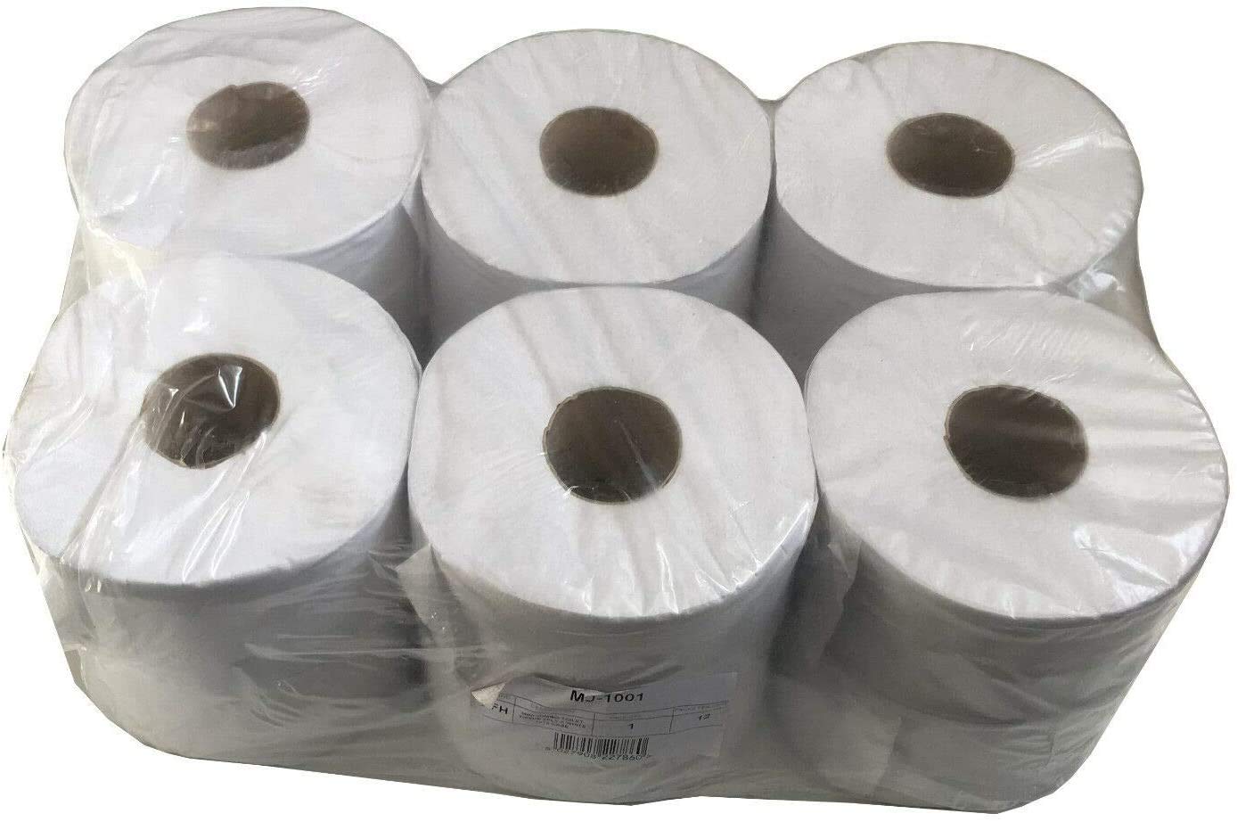 Venuscello® Tork Centre Feed Embossed 2 Ply Blue Tissue Paper Roll - Jumbo Kitchen Rolls for Home Office and Bathroom - 95mm x 150m (Pack of 12)